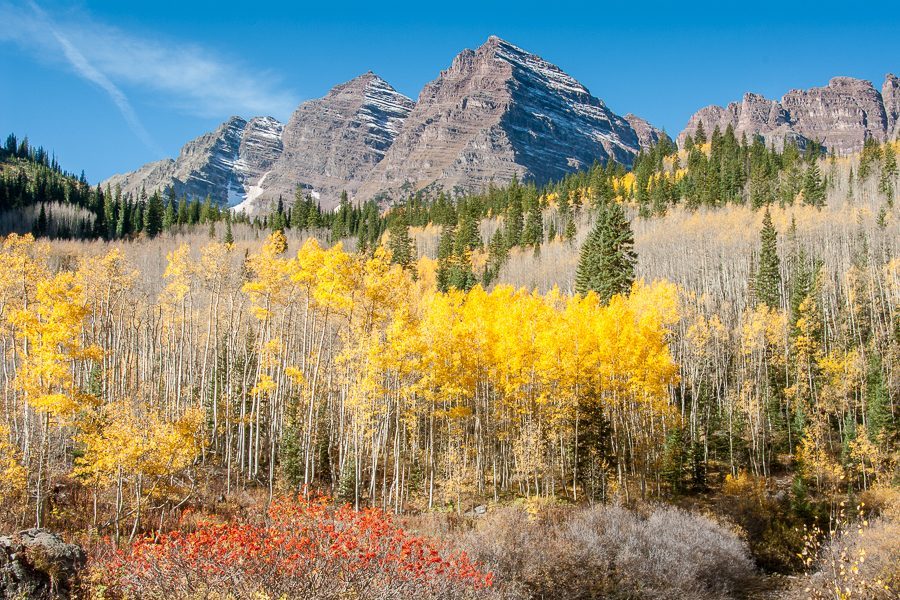 Maroon Bells, near Aspen, CO