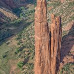 Spider Rock is considered a sacred place where the Navajo connect with their spirituality and the teachings of their ancestors. (9308)