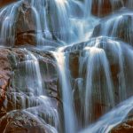 Strenuous 4-mile hike to the cascades with a 2200-foot elevation. Start as early as you can.