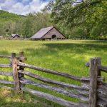 Oconaluftee Visitor Center complex. (2585)