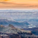 With a glimpse of the Colorado River. Grand Canyon  (7500)