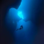 Blue Corner Cavern, Palau.  (1996)