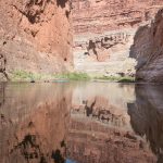 Good reflections in calm water. Day 2, Mile 33 (9681)