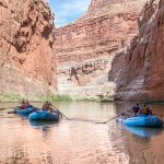 Using "guide power" for paddling down the river. Day 2, Mile 33. (9700)