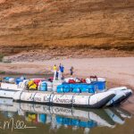 Eleven passengers and three crew members fit very comfortably in the raft with all our supplies. No paddling! Day 2, Mile 33 (9705)