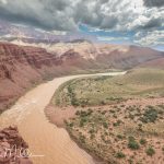 Atop Unkar Mesa with the Unkar Delta across the River. Day 3, Mile 72½ (9815)