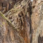 In a narrow canyon, imagine the force of all of a storm's rainwater flowing down the canyon walls into a small area where the creek sits. Day 4, Mile 84½. (9865)