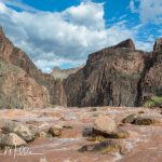 Camping area at the end of Day 4, Mile 94. There was a dry area where I could capture the rapids as they appear to come straight at me. (9877)