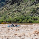 This was the only opportunity on this trip to photograph a group in the rapids. Day 6, Mile 132