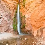 A popular stop to see the 180' waterfall (which is partially hidden in the rocks above it). Day 7, Mile 137 (0176)