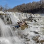 Spring flooding after the dam gates are opened. Don't be caught — listen for the siren warnings.