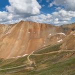 There appears to be a trail on red Mountain #2, which is al;so visible in the next photo. I have not been able to find any information about this trail.