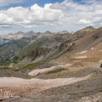Looking out over Imogene Basin.