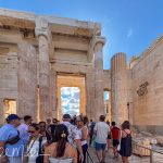 Built between 437 and 432 BC, the Propylaea is the gateway to the Acropolis of Athens, serving as the ceremonial entrance to one of the world's most important archaeological sites. (3936)
