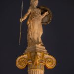 Academy of Athens late at night. (3093)