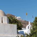 Perched above Chora on a winding stone path, the 17-century church combines simple Cycladic architecture with sweeping views of the Aegean. Panaghia means "All-Holy,” a title for the Virgin Mary. (2911)