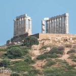 The Temple stands dramatically on a rocky headland at Cape Sounion, high above the Aegean Sea, and is one of Greece’s most striking ancient monuments because of both its architecture and its setting. (3031)