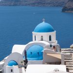 Oia is a cliffside village which may be the most famous town in Santorini. It is known for spectacular sunsets and the cluster of blue domes. For me, it is known as the crowded place from where thousands of tourists from huge cruise liners are dumped. I am certain it would be much more pleasant to spend a week in Oia, perhaps off-season, or at least with the ability to get out and about on your timing. (2875)